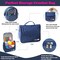 Crochet Kits for Beginners,All in One Crochet Kits with 840 Yards Crochet Yarn,Ergonomic Crochet Hooks Set with Yarn for Adults,Navy